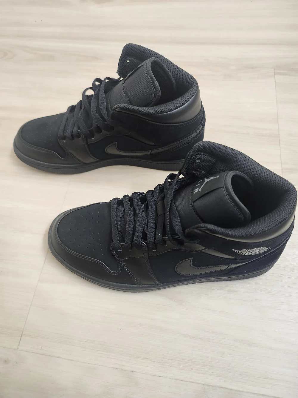 Jordan All-Black High Top Sneakers
